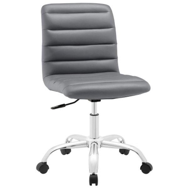 East End Imports Ripple Mid Back Office Chair- Gray EEI-1532-GRY